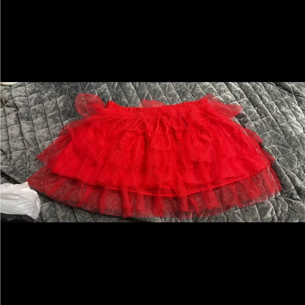 Spirit Halloween Red Tutu Skirt